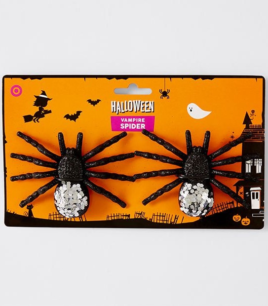 Halloween 2 Pack Vampire Spider Set - Assorted