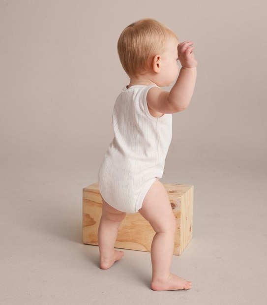 Baby Organic Cotton Pointelle Bodysuit