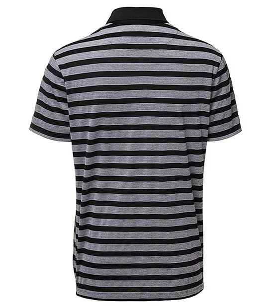 Men's Limited Editions Striped Polo Shirt - Black