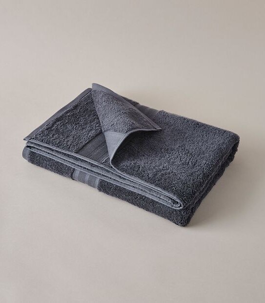 Grandeur Bath Sheet Steel Grey Target Australia