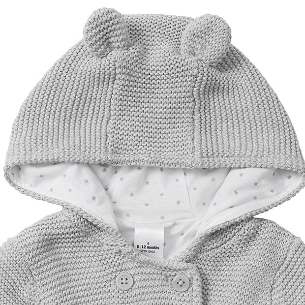 Baby Knit Cardigan With Ears Target Australia