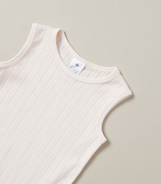Baby Organic Cotton Pointelle Bodysuit