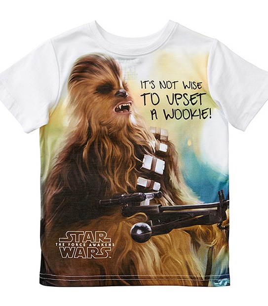 Star Wars Short Sleeve Wookie Print T-Shirt