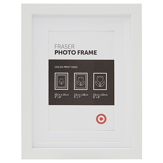 Photo Frames Als Or In Target Australia Fraser 15 X 20cm Frame White