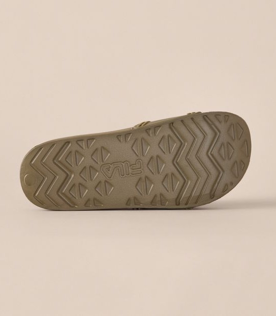 Fila kIds Mestre Slides - Khaki Green