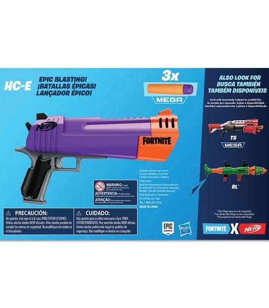 Nerf Fortnite HC-E Mega Dart Blaster