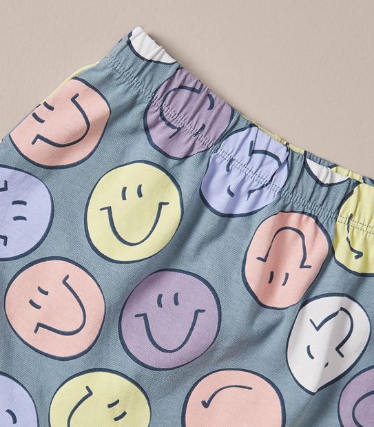 Unsiex Baby Family Matching Happy Face Cotton Pyjama Set