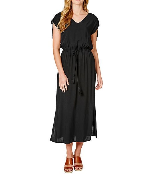 Tie Waist Maxi Dress