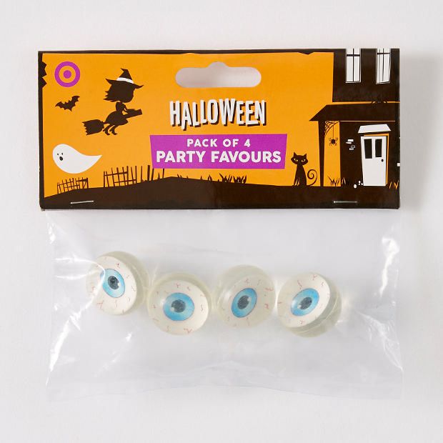 Halloween 4 Pack Bouncing Eye Ball Party Favours Halloween 4 Pack Bouncing Eye Ball Party Favours