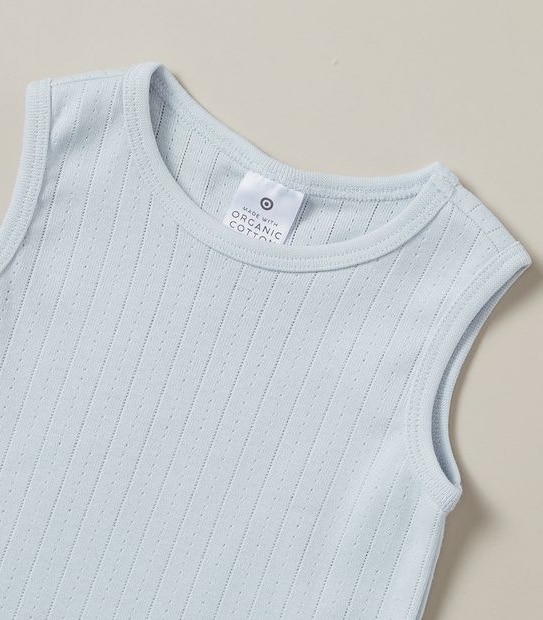 Baby Organic Cotton Pointelle Bodysuit