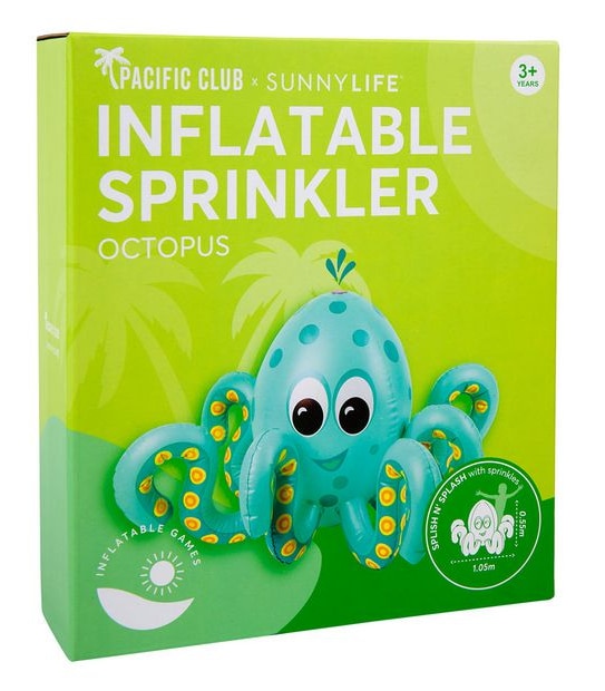 Pacific Club X Sunnylife Inflatable Sprinkler - Octopus