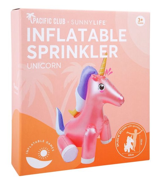 Pacific Club X Sunnylife Inflatable Sprinkler - Unicorn