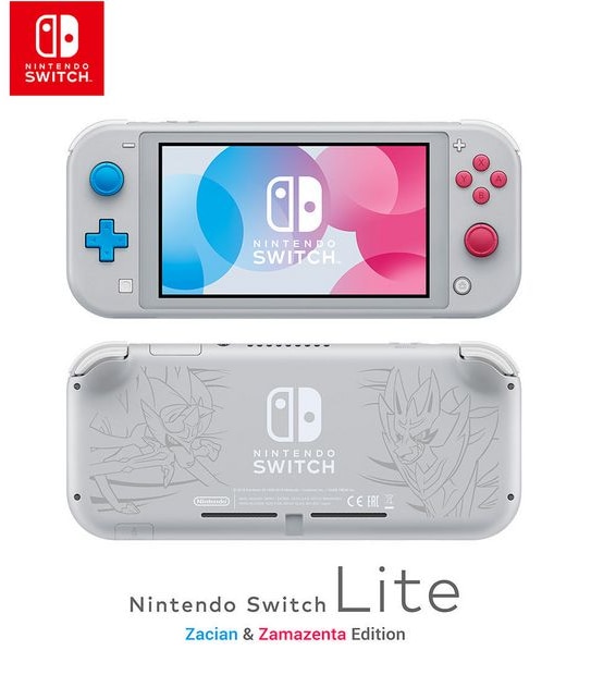 Nintendo Switch Lite Zacian & Zamazenta Edition Console - Switch