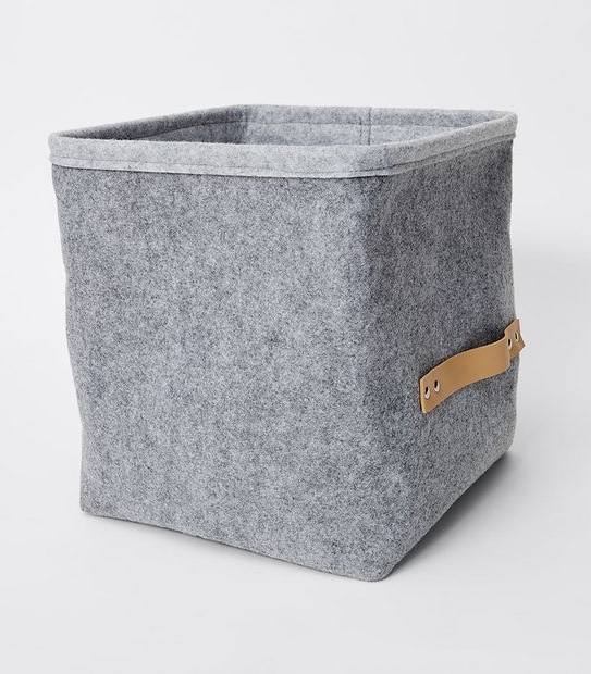 Saskia Felt Square Basket