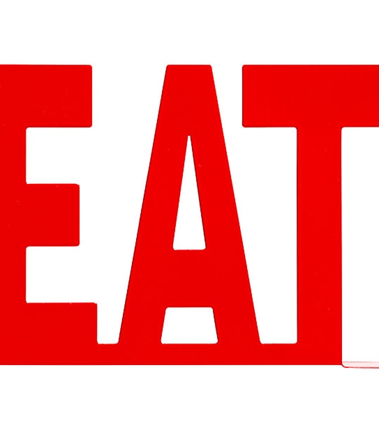 "Eat" Napkin Holder