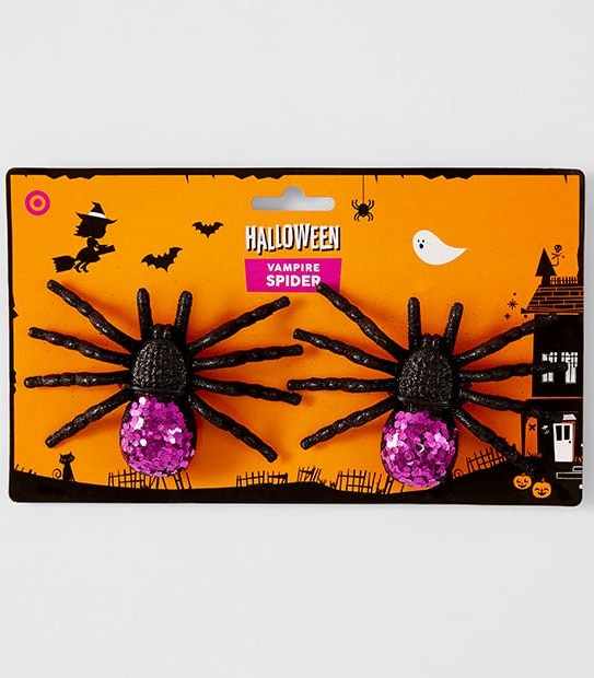 Halloween 2 Pack Vampire Spider Set - Assorted