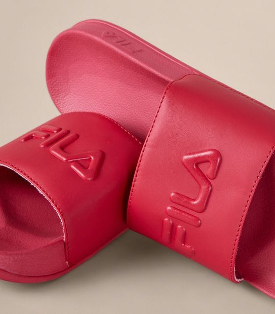 W FILA OSTUNI PINK POOL SLIDE  SIZE 6-11