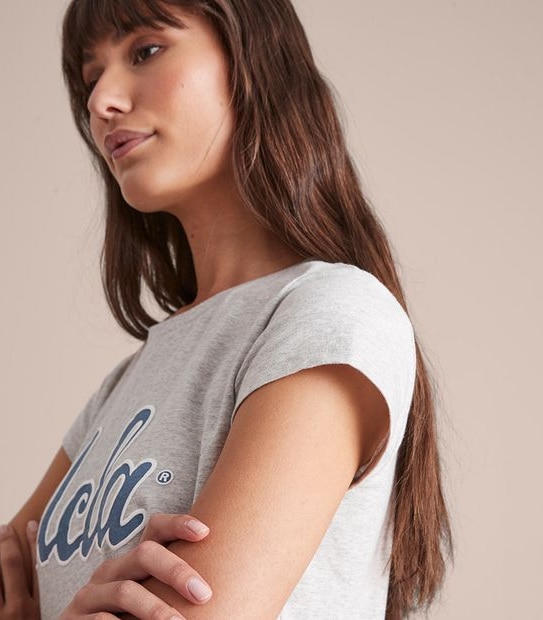 Licensed UCLA Baby Crop T-Shirt