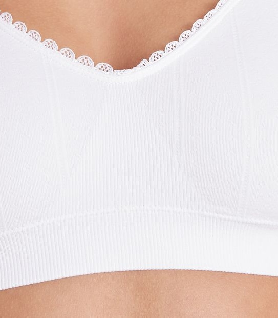 Pointelle Crop Top - Lily Loves - White | Target Australia