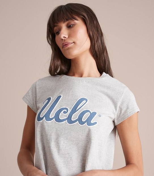 Licensed UCLA Baby Crop T-Shirt