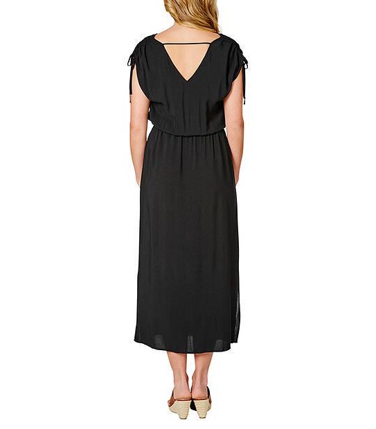 Tie Waist Maxi Dress