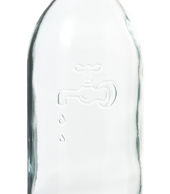 Jamie Oliver 100% Recycled Glass Water Bottle 970ml