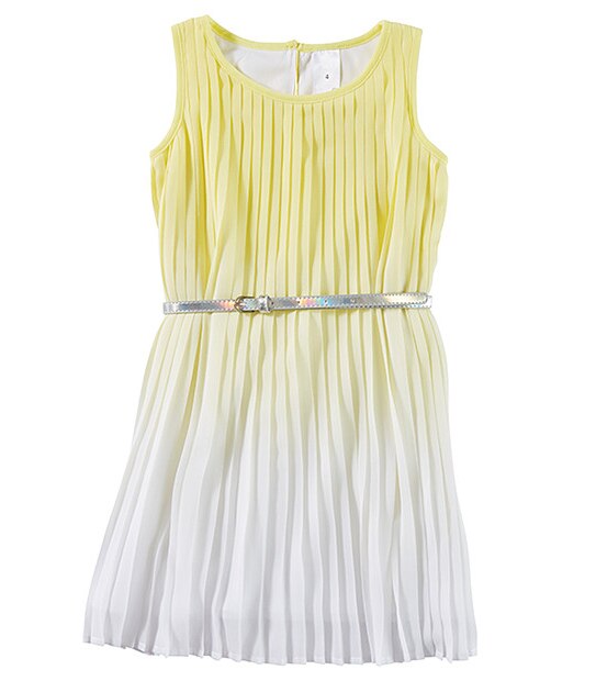 Girls' Ombre' Pleat Dress