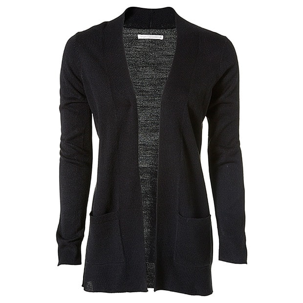 Cashmere Feel Edge to Edge Cardigan - Black | Target Australia