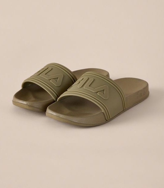 Fila kIds Mestre Slides - Khaki Green