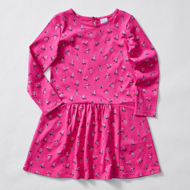 Bee Print Drop Waist Dress Bee Print Drop Waist Dress