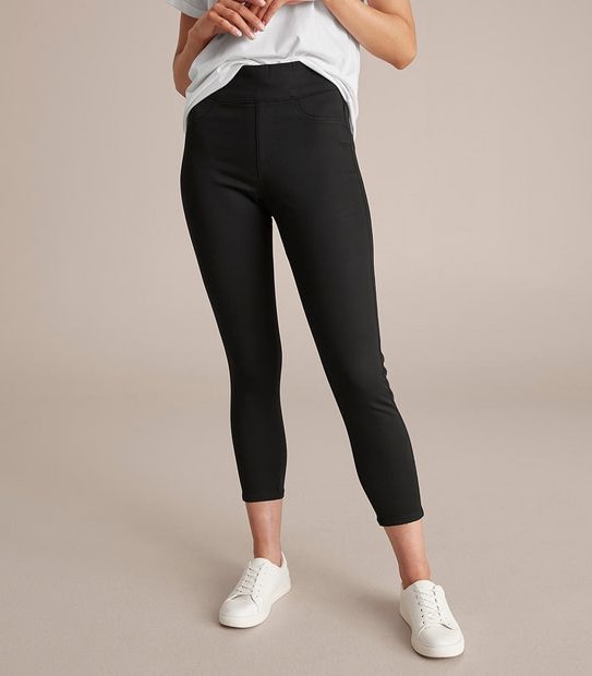 Lydia High Rise Crop Length Denim Jeggings 