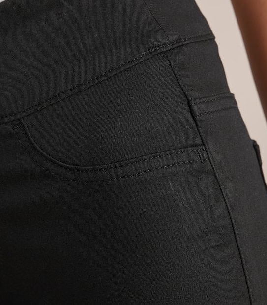 Lydia High Rise Crop Length Denim Jeggings 