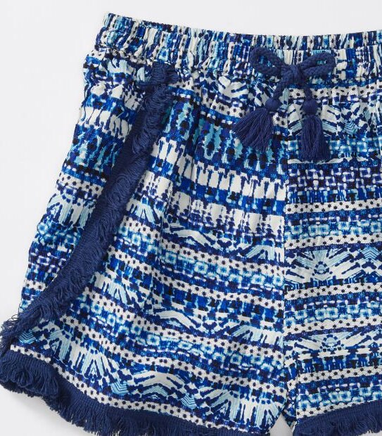 Piping Hot Dolphin Hem Shorts