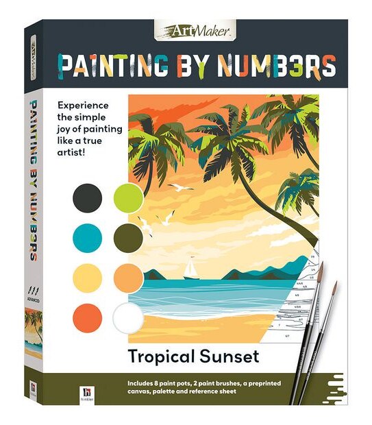 Painting By Numbers: Tropical Sunset