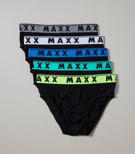 Maxx 5 Pack Hipster Briefs