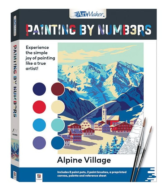 Painting By Numbers: Alpine Village 