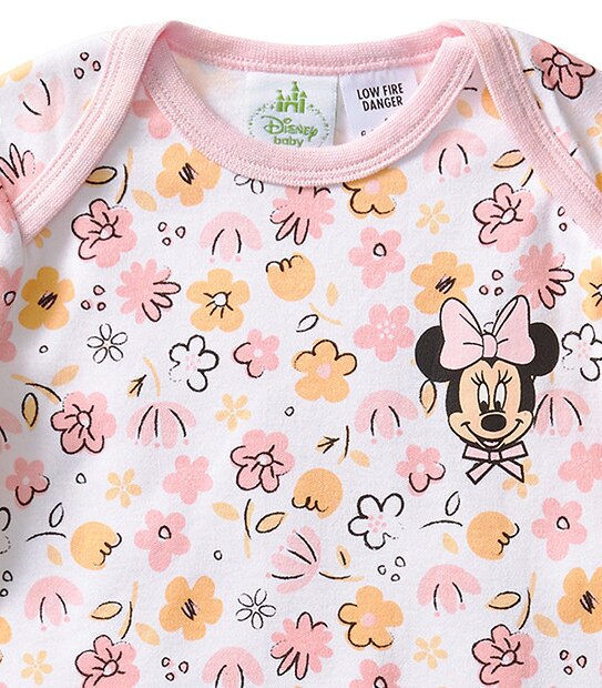 Minnie Mouse Floral Print Bodysuit 3 of 3