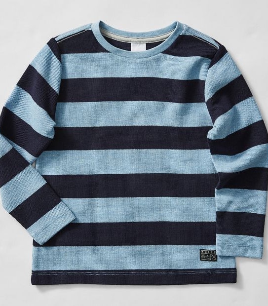 Waffle Block Stripe Jumper