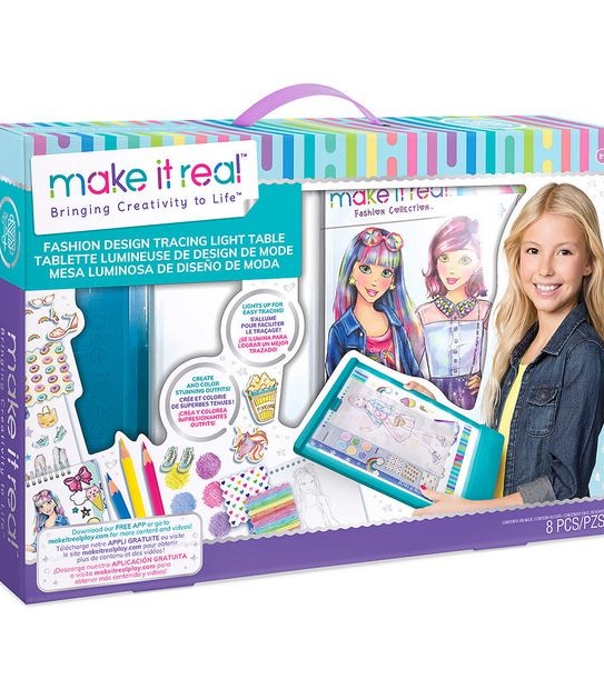 Make It Real Fashion Design Tracing Light Table 