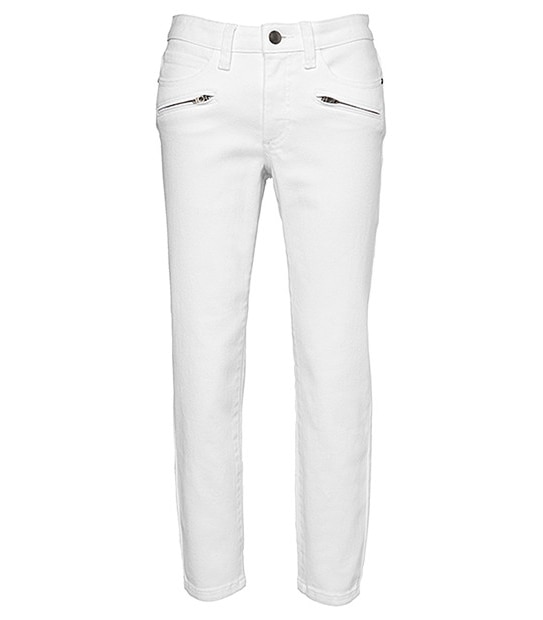 Dannii Minogue Petites Crop Jeans - White