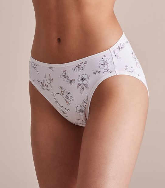 2 Pack Cotton High Cut Briefs; Style: LHF83599