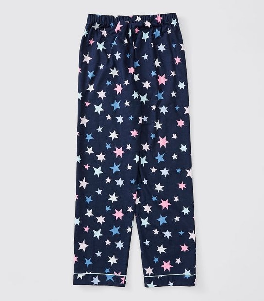Girls Flannelette Pyjama Set - Navy Blue