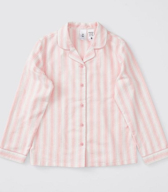Girls Flannelette Pyjama Set - Pink