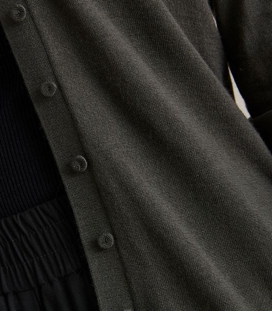 Preview Merino Wool V-Neck Button Through Cardigan