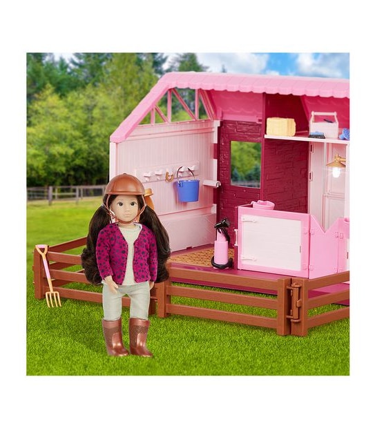 Lori Philippa's Horse & Stable Set Mini Doll & Playset