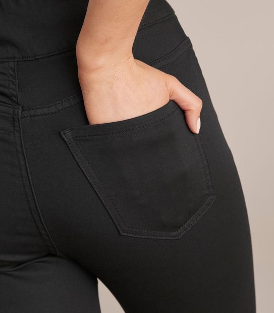 Lydia High Rise Crop Length Denim Jeggings 