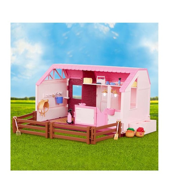 Lori Philippa's Horse & Stable Set Mini Doll & Playset