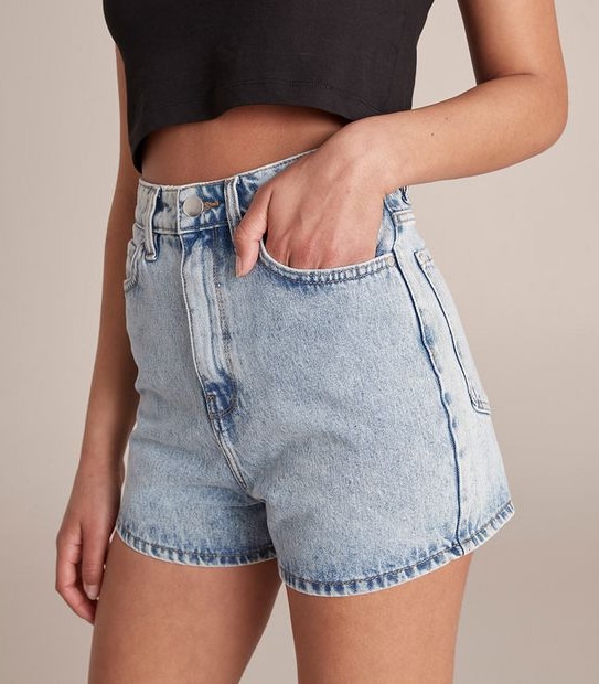 Lily Loves High Rise Denim Shorts 2 of 5