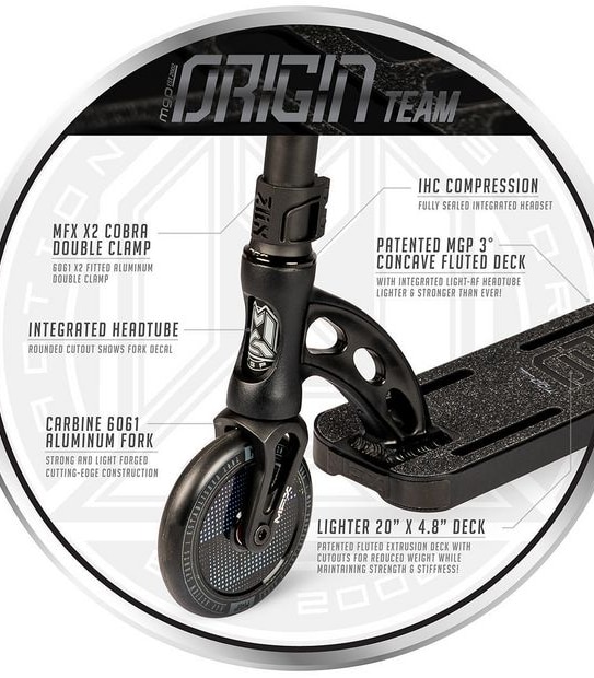 Madd Gear Origin Team Stunt Scooter - Black