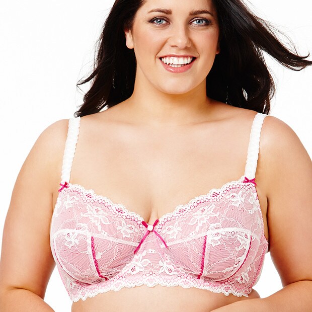 Ava Full Figure Bra - Ivory Ava Full Figure Bra - Ivory